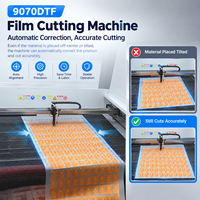 Machine de découpe DTF à haute efficacité, capacité de découpe de 50 m²/h, alimentation automatique, film TPU, film DTF UV, film de transfert thermique