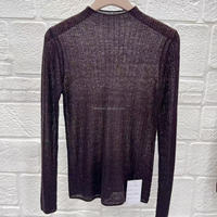 2025 Offres Spéciales peau amicale femmes pull pull Sexy pull avec paillettes pull mince