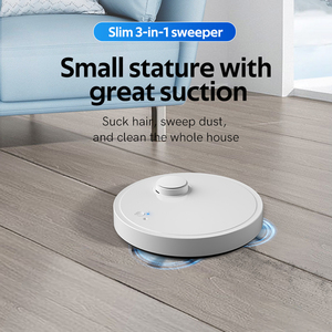 Aspirateur robot intelligent 1200Pa, serpillière humide et sèche pour sols durs - Product Image 2