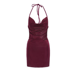 Camicia da <span class=keywords><strong>Notte</strong></span> in Raso con Stampa a Cuore, Spalline e Imbottitura sul Petto, Morbida e Confortevole, Pronta per la Spedizione - Product Image 5