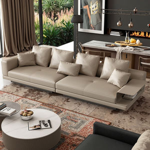 أثاث غرفة المعيشة بفيلا اصطناعية بتصميم إيطالي فاخر ، مجموعة أريكة عالية الجودة على شكل حرف U - Product Image 4
