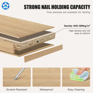 TOPOCEAN E0 1220*2440*15mm 16MM 18mm dormitorio <span class=keywords><strong>ropa</strong></span> gabinete uso aglomerado melamina recubierto de aglomerado - Product Image 5