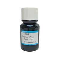Liquide d'extrait de prune fumé naturel avec Brix 60 liquide concentré d'extrait de plante de prune noire naturelle