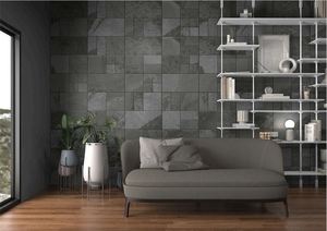 Próximamente: Azulejos de Porcelana Cerámica Negra Brillante para Paredes Exteriores, Imitación Piedra, Diseño Minimalista, Antideslizantes, 9-12mm - Product Image 3