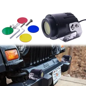Factory Outlet Mini 3 Inch 12 Watts Led Working Driving Headlight Laser Lamp Fog Light For Off Road Car ATV SUV