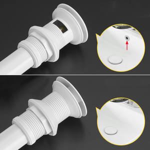 Siphons ronds en laiton massif, or brossé, désodorisants, salle de bains, vanité, tuyau de lavabo, drain Pop-Up - Product Image 4