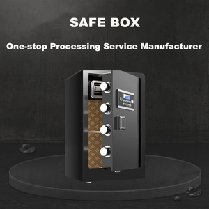 होम 80 सेमी पासवर्ड मॉडल कुंजी और इलेक्ट्रॉनिक डिजिटल लॉक ब्लैक/कॉफी सभी स्टील सुरक्षित बॉक्स - Product Image 6