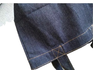 Xuerry Wholesale Women Eco-Friendly Recycled Cotton Small Denim Fabric <b>Mini</b> <b>Tote</b> <b>Bag</b> Canvas Custom Logo Printed Shopping <b>Bag</b> - Product Image 5