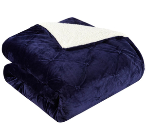 Bộ Chăn Lông Cừu Lông Chồn Siêu Nhỏ Sang Trọng Có Lớp Lót Lông Chồn Mềm Mại - Product Image 5