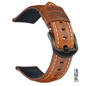 Bracelets de montre en <span class=keywords><strong>cuir</strong></span> véritable de luxe 18mm 20mm <span class=keywords><strong>22mm</strong></span> 24mm 26mm Couleurs <span class=keywords><strong>Cuir</strong></span> huilé ciré - Product Image 6