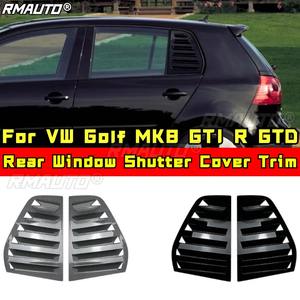 Pour VW Golf MK5 Kit Carrosserie Cache-Éventail de Vitre Arrière Garniture de Vitre Latérale Arrière Aileron de Vitre Latérale Accessoires Auto - Product Image 1