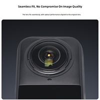 Kit d'objectifs de remplacement Insta360 X5, accessoires d'objectifs détachables en silicone, anti-poussière pour caméra d'action 360
