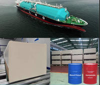 Mousse pulvérisée à cellules fermées bicomposante, isolation liquide rigide en polyuréthane haute densité, dureté >50 Shore D pour pipeline maritime