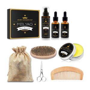 MELAO Shampoing pour barbe pour hommes, Cologne après-<span class=keywords><strong>rasage</strong></span>, Huile à barbe personnalisée, Kits de baume pour le lavage, la croissance et l'entretien de la barbe - Product Image 2