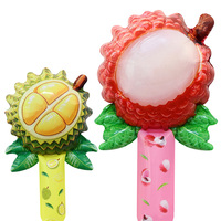 Ballons en aluminium à main en forme de fruits colorés, 12 styles, cadeau pour enfants, décoration de fête maternelle, ballons promotionnels pour stand de rue