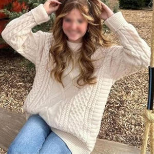 Graphic Oversized Sweater Unisex Knit Aesthetic Sweaters Streetwear Casual <strong>Tunic</strong> Pullover <strong>Jumper</strong> Tops - Product Image 2