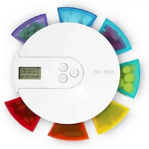 Hộp Thuốc Thời Trang Hàng Đầu Hộp Thuốc Thuốc Điện Tử 7 Ngày Hộp Thuốc Kỹ Thuật Số Hẹn Giờ Với 4 Nhóm Nhắc Nhở Báo Thức - Product Image 1