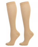 Chaussettes de football athlétiques sur mesure à compression, antidérapantes, montantes, imprimées, écologiques, tricotées, pour l'automne