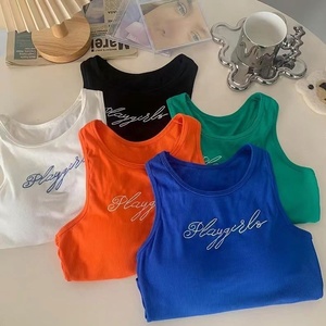 <span class=keywords><strong>Camiseta</strong></span> sin mangas básica de moda, camisola de punto, tops para salir con relleno, ¡la más vendida! - Product Image 5