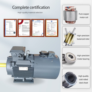 มอเตอร์ไฟฟ้ากระแสสลับแบบอะซิงโครนัสสามเฟส Beide1TL0003 2.2KW~200KW 750 รอบต่อนาที พร้อมตัวเข้ารหัส IMB3 400V 50HZ IC416 - Product Image 5