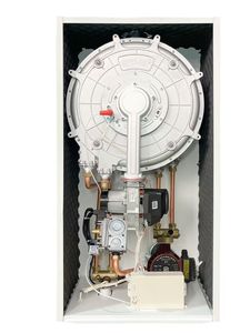 Chaudière murale à condensation entièrement pré-mélangée de haute qualité 24 kW en acier inoxydable naturel pour <span class=keywords><strong>chauffe</strong></span>-<span class=keywords><strong>eau</strong></span> domestique au sol - Product Image 4