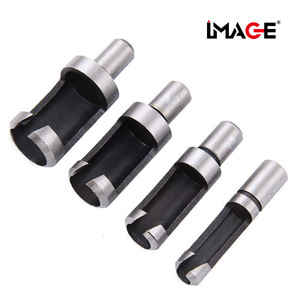Emagi Wood Plug Cutter <b>Bits</b> 6-16mm Carbon Steel Round Shank For Woodworking <b>Drill</b> - Product Image 5