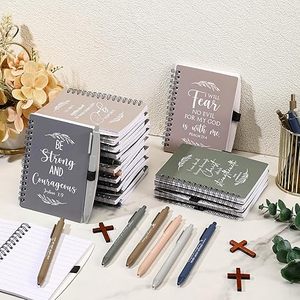 Regalos Cristianos al por Mayor que Incluyen Cuadernos Espirales, Bolígrafos con Versículos Bíblicos, Diarios de Oración y Cuadernos de Escrituras Religiosas - Product Image 5