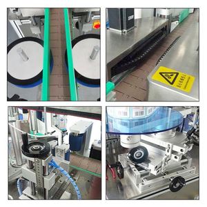 Machine d'étiquetage automatique multifonctionnelle pour bouteilles rondes et plates, entièrement compatible avec la machine d'étiquetage intelligente - Product Image 2