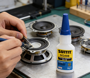 SUITIT SG498 20g 120 ° Pegamento Superfuerte Resistente al Calor para Cuero, Volante de Coche, Aluminio a PC, Piezas de Altavoces, Silicona y Nailon - Product Image 1