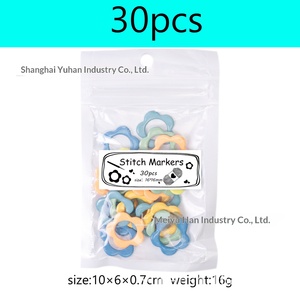 Marcadores de Punto Metálicos con Forma de Flor, Marcadores de Punto Coloridos con Bloqueo para Tejer a <span class=keywords><strong>Crochet</strong></span>, Juego de Contadores de Filas - Product Image 4