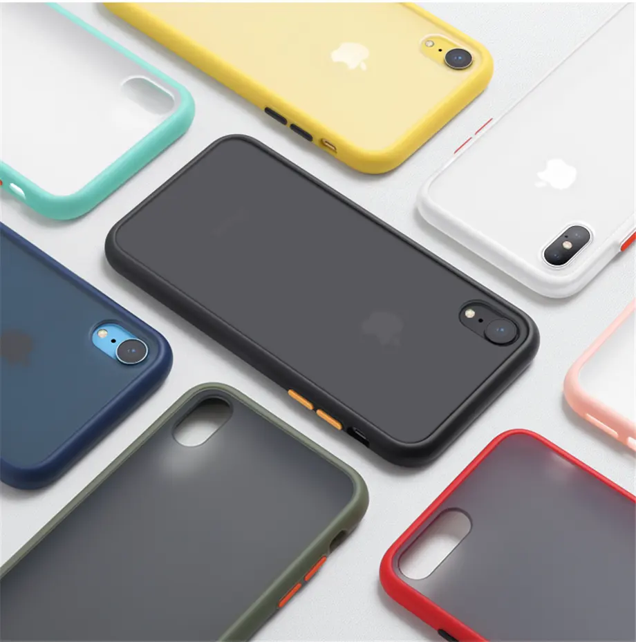 A093 YTIFOU Casing Ponsel, Pelindung Belakang Ponsel Transparan Mewah Tahan Guncangan untuk iPhone 11 Pro Max XR 12 8 7 6