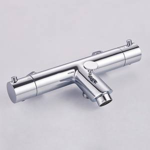 <span class=keywords><strong>Robinet</strong></span> mélangeur bain-douche européen en laiton avec finition chromée, surface polie, cartouche céramique et douchette à main - Product Image 3