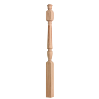 Poteaux de rampe d'escalier en chêne rouge massif, design traditionnel haut de gamme, écologiques, personnalisables, pour intérieur, OEM BuildingWoods, Vietnam