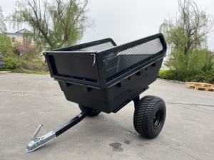 Mehrzweck-Outdoor-Metall-Schwerlast-Anhänger für LKW, Motorrad, <span class=keywords><strong>ATV</strong></span> und Camping mit Kippfunktion und 2 Rädern - Product Image 5