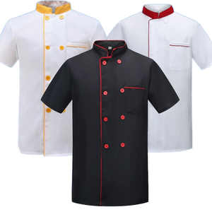 Camicia da Chef Unisex per cucina da <span class=keywords><strong>lavoro</strong></span> da uomo ristorante Hotel uniformi da cucina per il personale dello Chef - Product Image 3