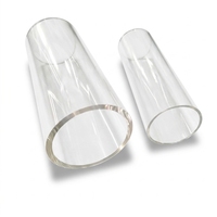 Tube de moulage en acrylique transparent de grande taille pour bride/aquarium 16-1000mm Matériau PMMA Services de moulage et découpe sur mesure Longueur personnalisée Livraison rapide