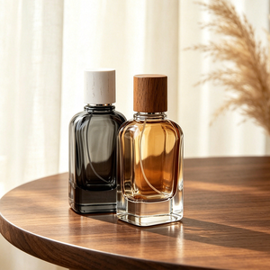 Atomizador <span class=keywords><strong>de</strong></span> Perfume Personalizado <span class=keywords><strong>de</strong></span> Vidrio Ámbar Cuadrado con Tapas <span class=keywords><strong>de</strong></span> Madera, Pulverizador <span class=keywords><strong>de</strong></span> Niebla Fina para Colonia Masculina y Fragancia Unisex - Product Image 5