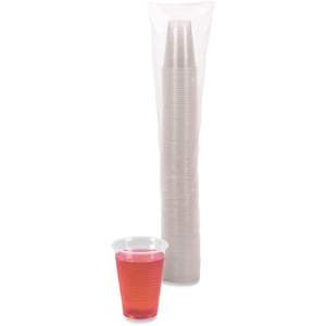 Boardwalk BWKTRANSCUP9CT 9 Onzas Vasos de Plástico Polipropileno Translúcido para Bebidas Frías, 100 Vasos por Funda, 25 Fundas por Caja - Product Image 1