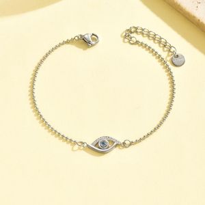 Raffinato Bracciale in Acciaio Inossidabile con Design Misterioso e <span class=keywords><strong>Occhio</strong></span> del Diavolo, Gioielli in Stile Francese - Product Image 2
