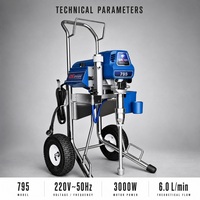 Nouveau modèle de pulvérisateur sans air Baoba 795 avec cadre haute performance et puissance accrue