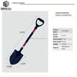 Résistance à la rouille Forgée <span class=keywords><strong>d</strong></span>'<span class=keywords><strong>une</strong></span> seule pièce en acier à haute teneur en carbone, cette <span class=keywords><strong>pelle</strong></span> offre <span class=keywords><strong>une</strong></span> durabilité maximale - Product Image 6