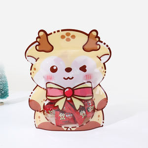 Sacs de forme spéciale motif cloche de Noël les plus vendus en stock sacs-cadeaux équipés d'une poignée - Product Image 5