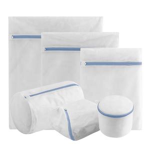 غسل و أضعاف أكياس الغسيل تخصيص حقيبة غسيل الغسيل شبكة بوليستر القابلة للتحلل الألياف الطبيعية الملابس غسل أكياس - Product Image 2