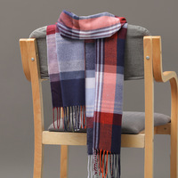 Écharpes à carreaux style britannique pour homme et femme, automne-hiver, écharpe en fausse fourrure de cachemire à franges pour homme, écharpe épaisse classique à carreaux pour couple, pour se tenir au chaud