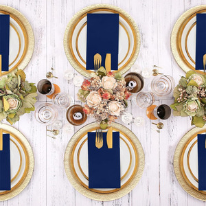 Décoration <span class=keywords><strong>Bleu</strong></span> Jetable 100 Pack Tissu Comme Des Serviettes De Dîner En <span class=keywords><strong>Papier</strong></span> Plié Avec Poche Serviettes <span class=keywords><strong>Bleu</strong></span> <span class=keywords><strong>Marine</strong></span> Essuie-mains - Product Image 6