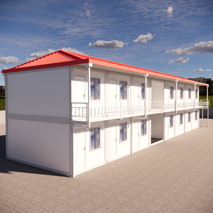 Contenedor Multiusos Móvil con Estructura de Acero Impermeable y Paneles Sándwich para Casa/Escuela/Supermercado/Oficina/Tiendas Minoristas/Construcción - Product Image 1
