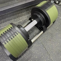 Nouvel ensemble d'haltères réglables en acier de 40,5 kg/90 lb pour la musculation à domicile, entraînement des jambes, fitness complet et personnalisé