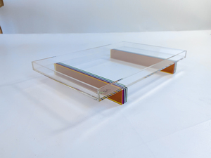 <b>Rainbow</b> Color Matching Rectangular Storage Tray Acrylic Tray - Product Image 4