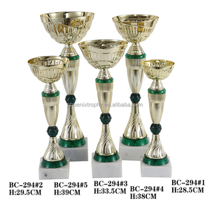 Trophée personnalisé de la marque Phoenix, durable, en métal doré ou argenté, gravé, imprimé en typographie, modè<span class=keywords><strong>le</strong></span> BC293, pour les tournois sportifs - Product Image 4