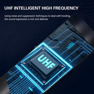 TNH <span class=keywords><strong>UM</strong></span>- E88 uno a due microfono professionale senza fili in metallo UHF microfono dinamico Display a LED per KTV Stage Performance - Product Image 4